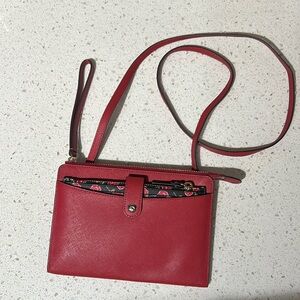 Kate Spade Large Roxanna Red Cross Body Bag